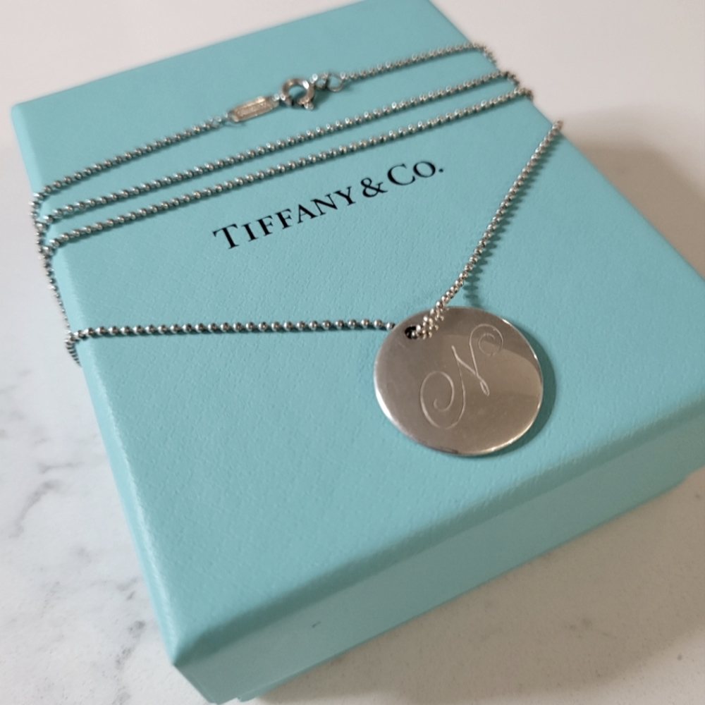 Tiffany & Co. Large Initial Large Disk Letter 'N'… - image 2
